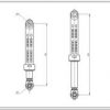 Gorenje 111818 Амортизатор Suspa 120N для стиральной машины - Зображення 4