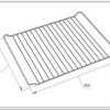 Whirlpool 481245819334 Решетка GRD001 для духовки 446х340mm - Зображення 3
